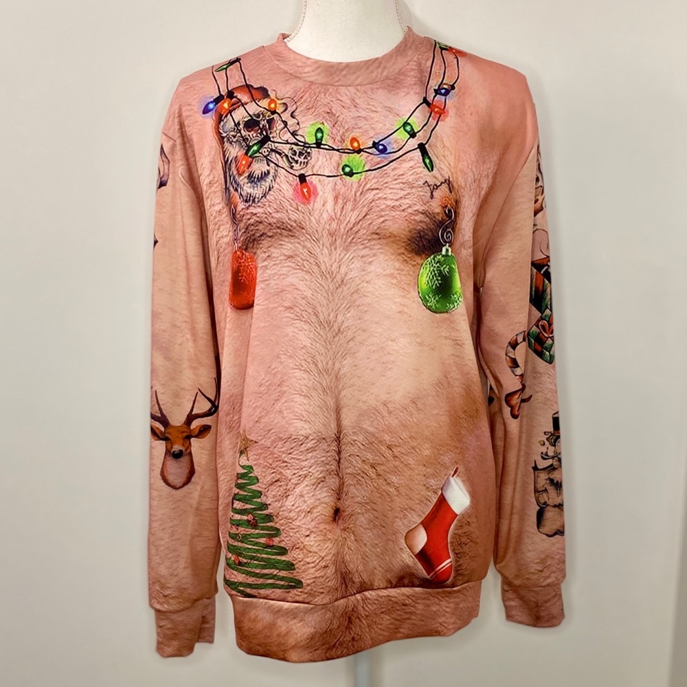 Very Ugly Holiday Top- Size S